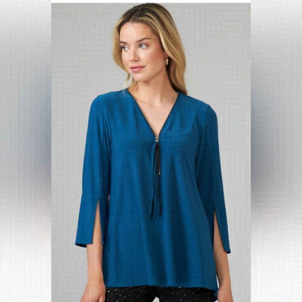 JOSEPH RIBKOFF SZ 8 Navy Tunic